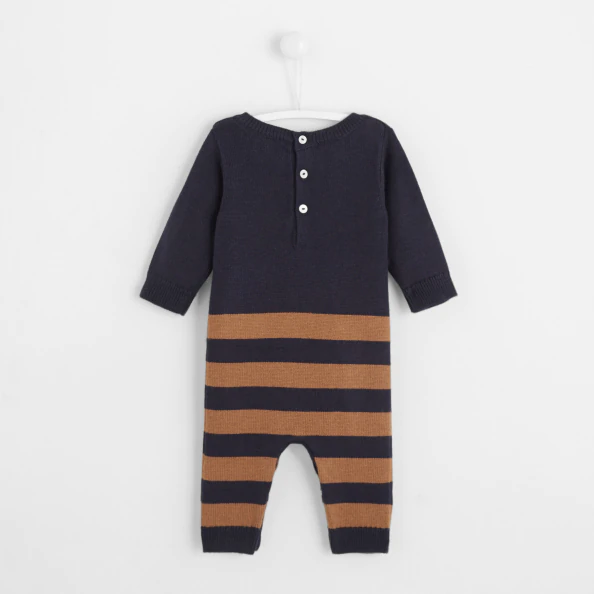 Baby boy knit onesie