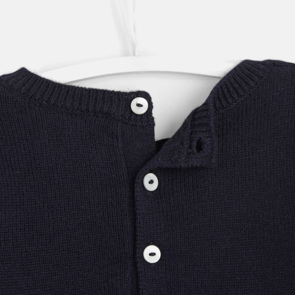 Baby boy knit onesie