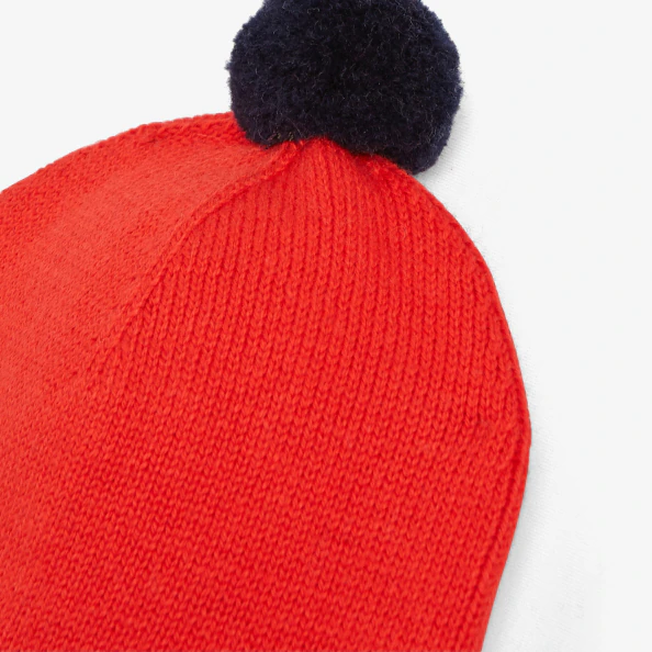Baby boy pompom cap