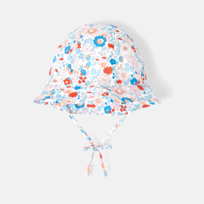 Toddler girl Liberty print hat