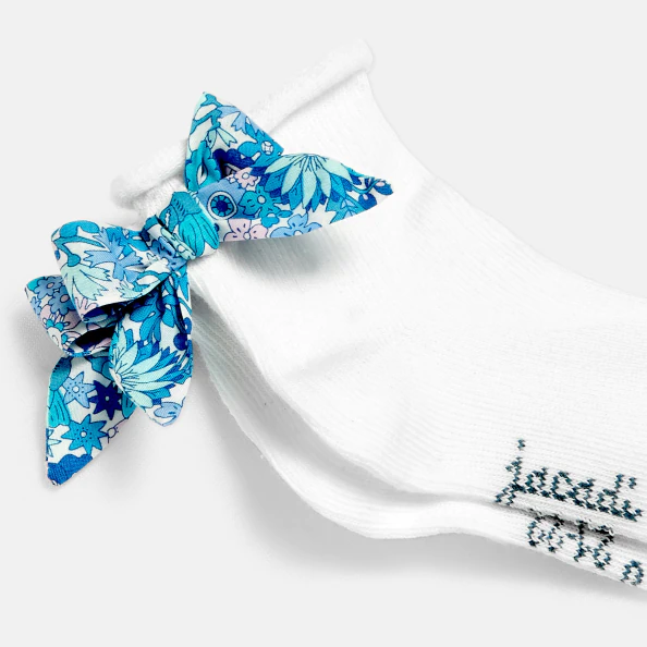 Toddler girl socks with bow