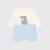 Baby boy cropped onesie