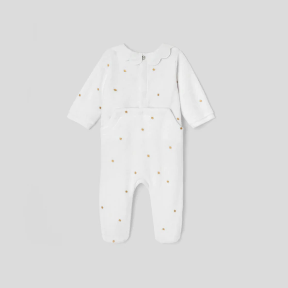 Baby girl velvet pyjamas