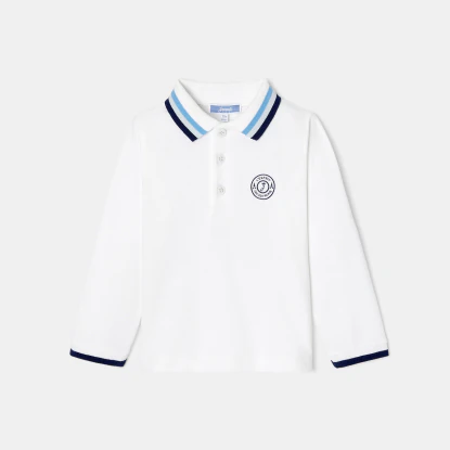 Baby boy long-sleeved polo shirt