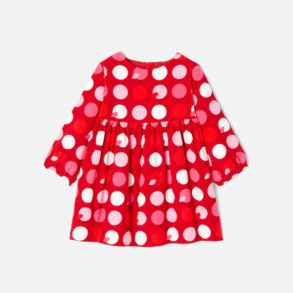 Baby girl dress with long sleeves