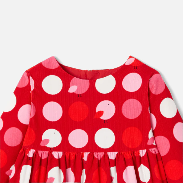 Baby girl dress with long sleeves