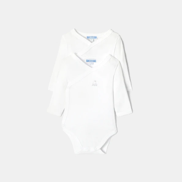 Baby set of 2 long-sleeved bodysuits