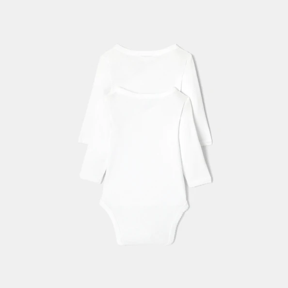 Baby set of 2 long-sleeved bodysuits