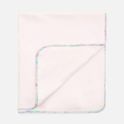 Baby girl fleece and Liberty blanket