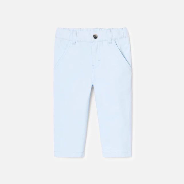 Baby boy trousers in twill