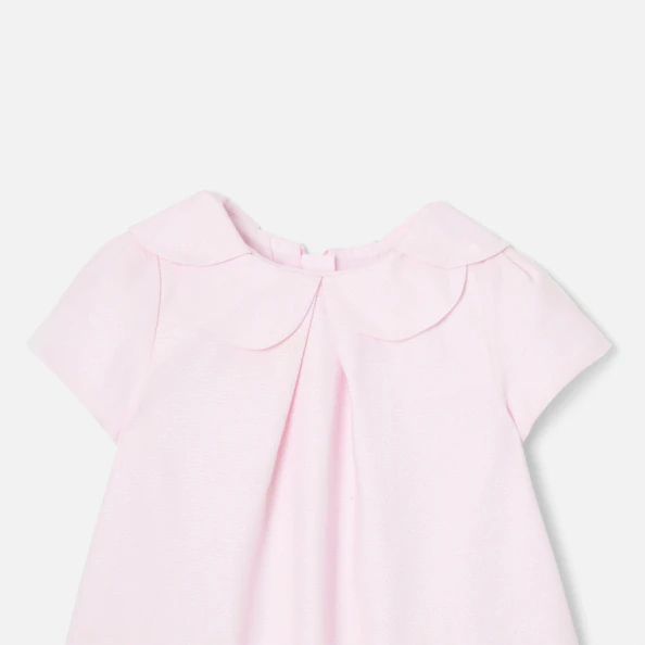 Baby girl dress in cotton piqué