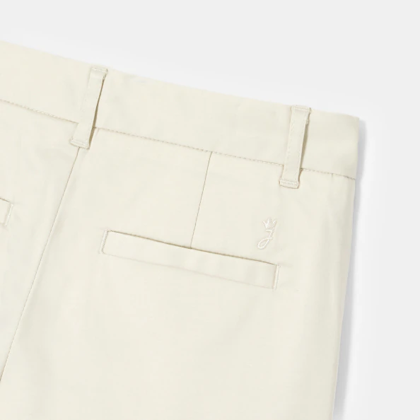 Boy Bermuda shorts in cotton satin