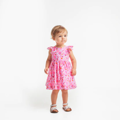 Baby girl dress in Liberty fabric