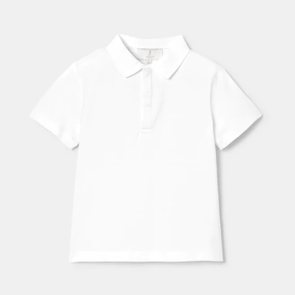 Boy mercerised ceremony polo shirt