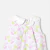 Baby girl romper in cotton piqué