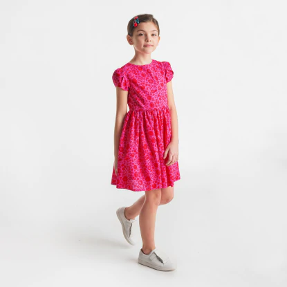 Girl dress in Liberty fabric