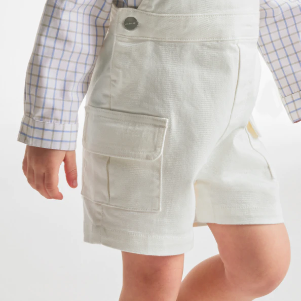  Baby canvas overalls