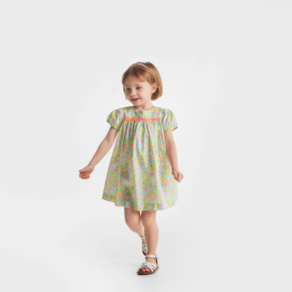 Baby girl dress in Liberty fabric