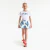 Girl shorts in gabardine