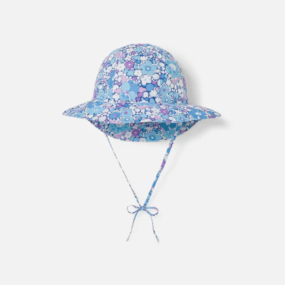 Baby girl wide brim hat