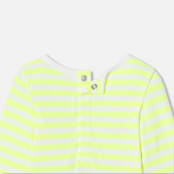 Baby striped bodysuit