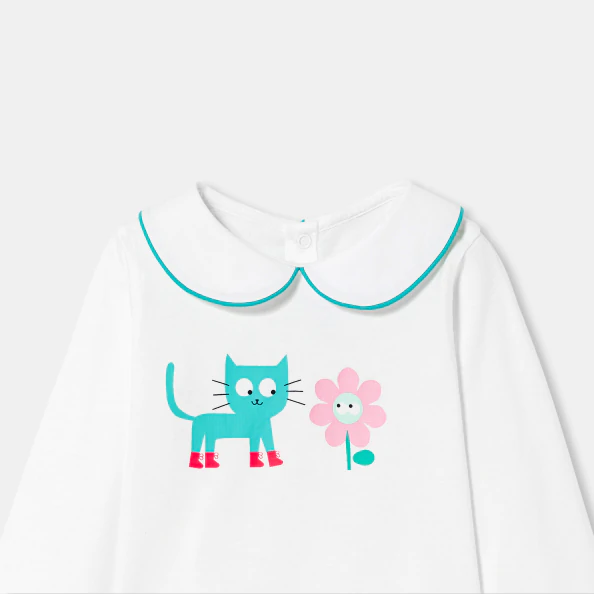 Baby girl long-sleeved T-shirt