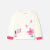 Baby girl intarsia flower jumper