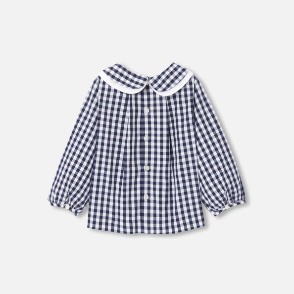 Baby girl gingham blouse