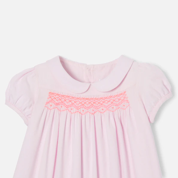 Baby girl dress with balloon sleeves