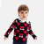 Baby girl jumper in jacquard knit
