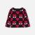 Baby girl jumper in jacquard knit