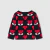 Baby girl jumper in jacquard knit