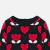 Baby girl jumper in jacquard knit