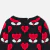 Baby girl jumper in jacquard knit