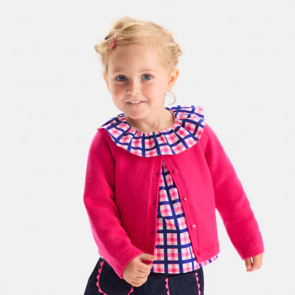 Baby girl checked blouse