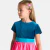 Girl colour block dress