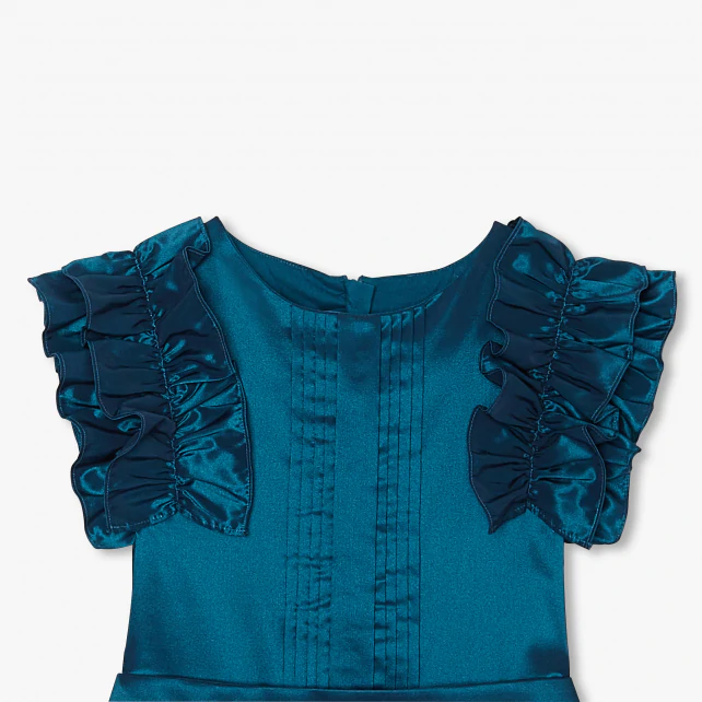 Girl taffeta dress
