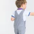 Baby boy overalls with stripes