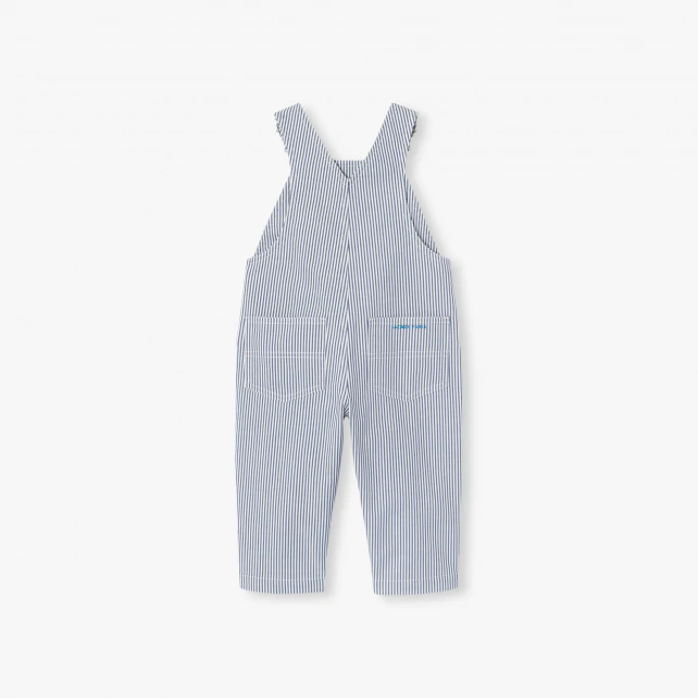 Baby boy overalls with stripes