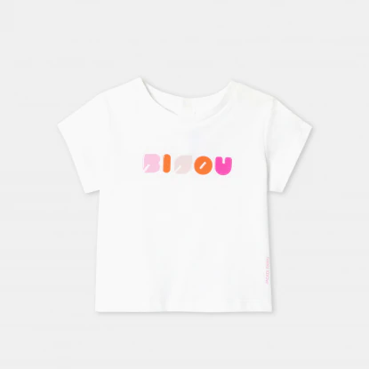 Baby girl short-sleeved T-shirt