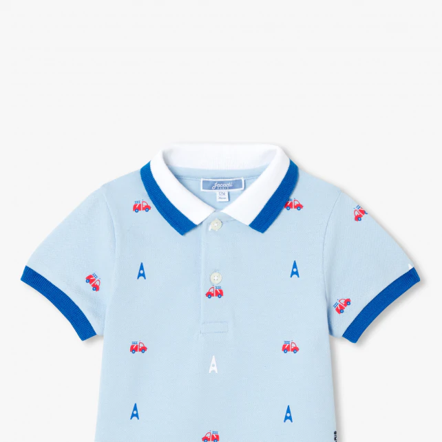 Baby boy dog polo shirt