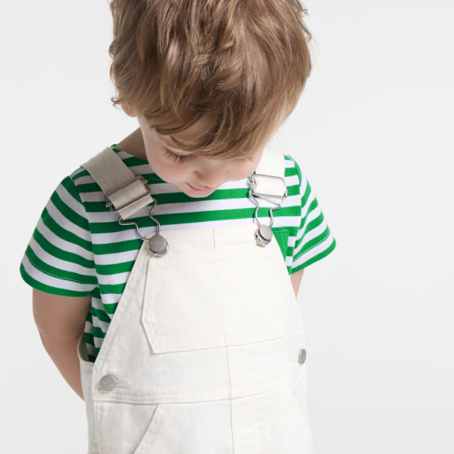 Baby canvas overalls