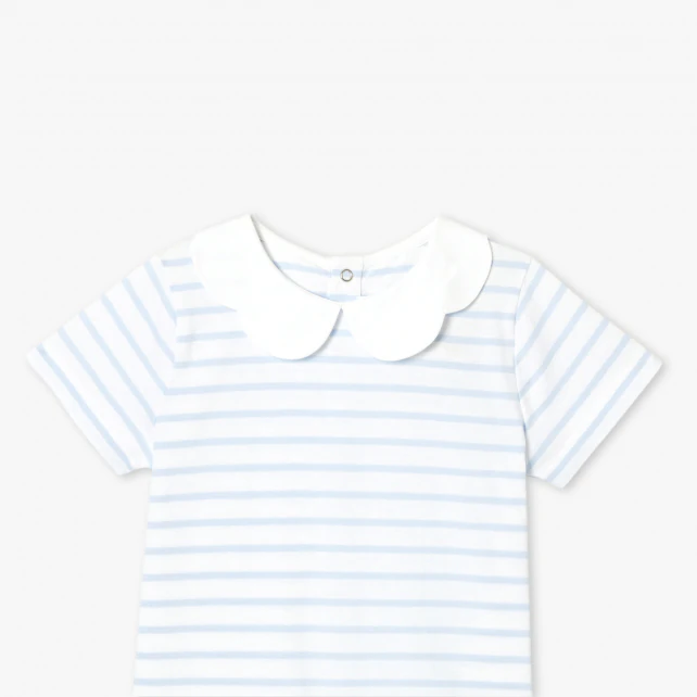 Girl striped polo shirt