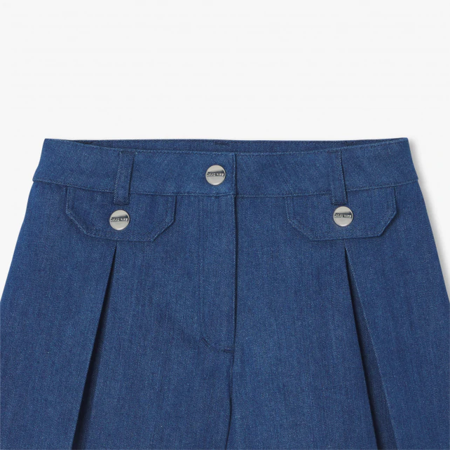 Girl denim skort