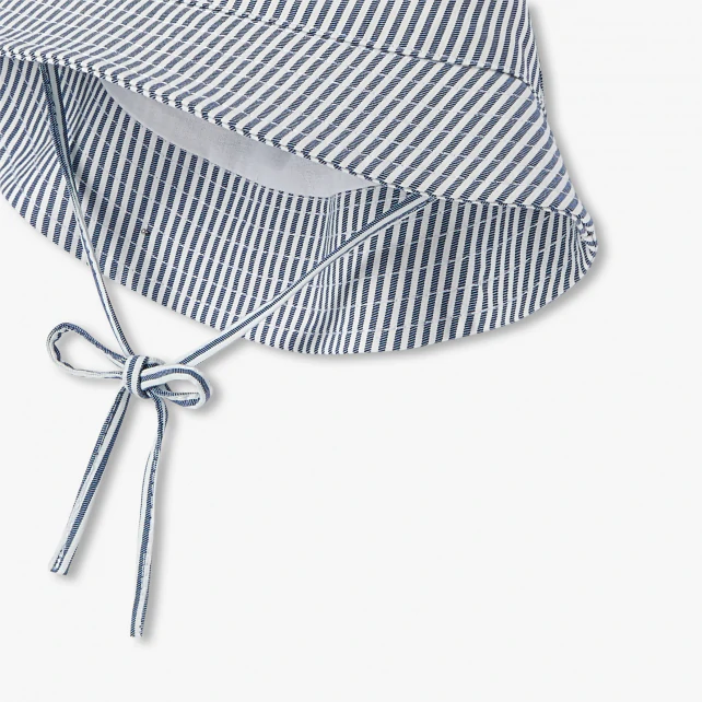 Baby boy bob with fine stripes
