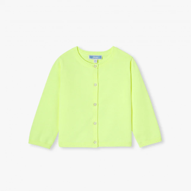 Baby girl cotton cardigan