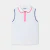 Girl sleeveless polo shirt