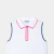 Girl sleeveless polo shirt