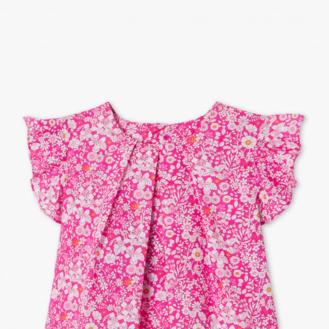 Baby girl blouse in Liberty fabric