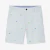 Boy shorts in printed twill